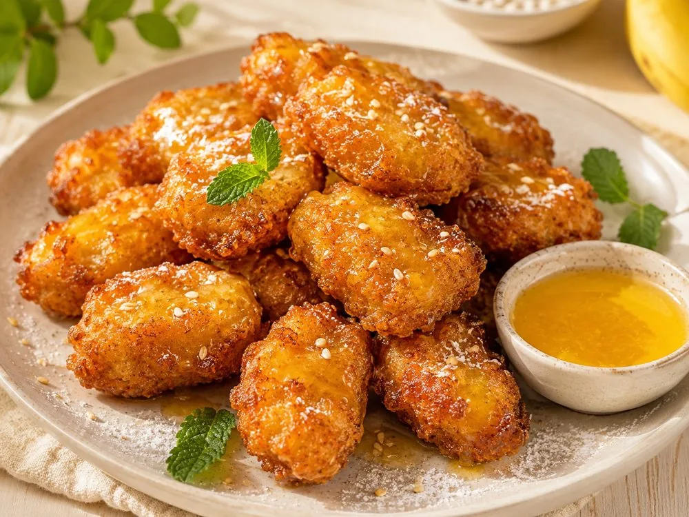Pisang goreng madu
